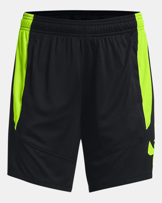 Women's UA Colorblock Basketball Shorts, Black, pdpMainDesktop image number 6